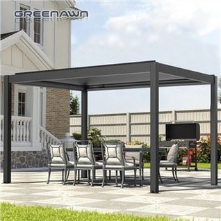 Motorizirana Luvered Roof Solar Panel Pergola